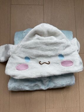 Sanrio Cinnamoroll Plush Hoodie - Super Soft Kawaii Lounge Wear from Japan